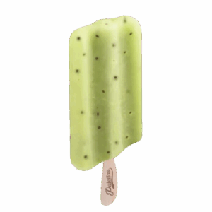 Helado Palettas sin gluten ni lactosa con kiwi