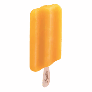 Helado Palettas sin gluten ni lactosa con melocotón