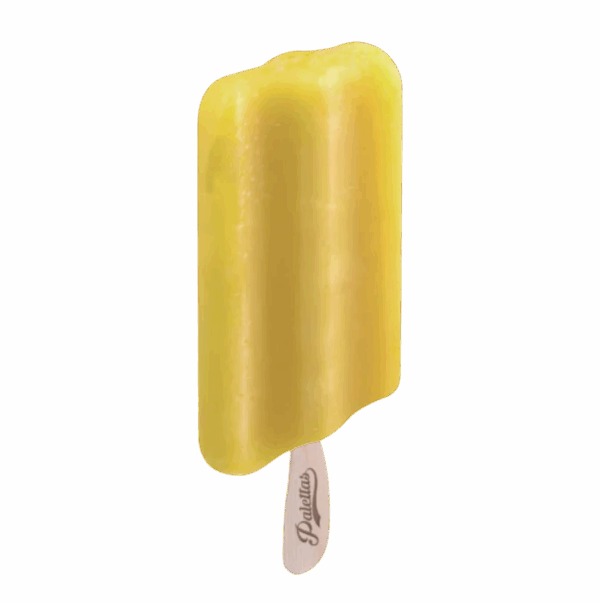 Palettas libre de gluten y de lactosa con piña