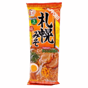 Fideo Sapporo Miso Ramen 186gr. (Dos raciones)