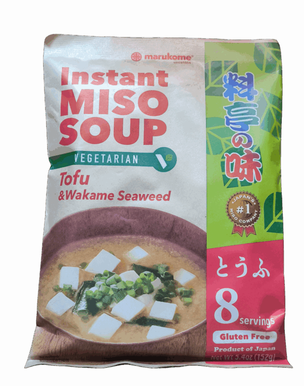 Sopa de miso sin gluten