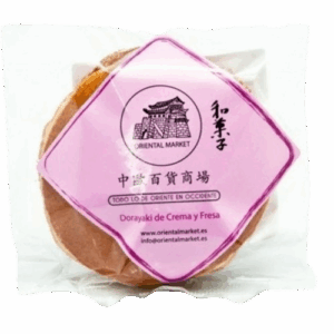 Dorayaki de crema y fresa