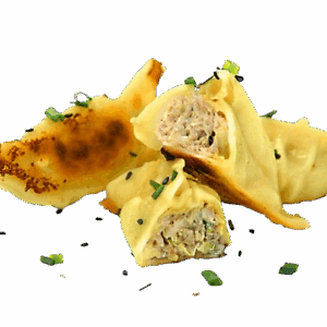 Gyoza de pollo al curry takeaway