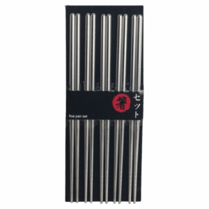 Palillo Inoxidable 24cm 5 pares