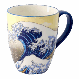 Taza de té 8,5x10cm. Hokusai