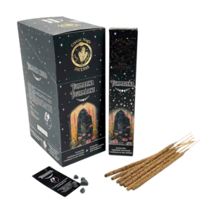 Incienso magia cristal Turmalina.